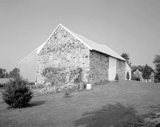 Historic Photo : Mitchell Bank Barn, Doe Run Road, Corner Ketch, New Castle County, DE 2 Photograph