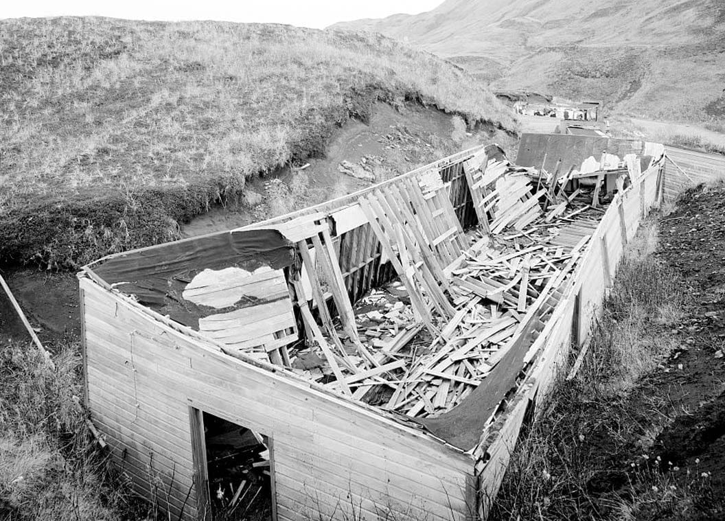Historic Photo : Naval Operating Base Dutch Harbor & Fort Mears, Pyramid Valley Hospital Area, Unalaska, Aleutian Islands, AK 12 Photograph