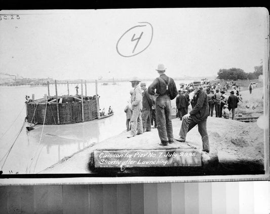 Historic Photo : Pacific Shortline Bridge, U.S. Route 20,spanning Missouri River, Sioux City, Woodbury County, IA 25 Photograph