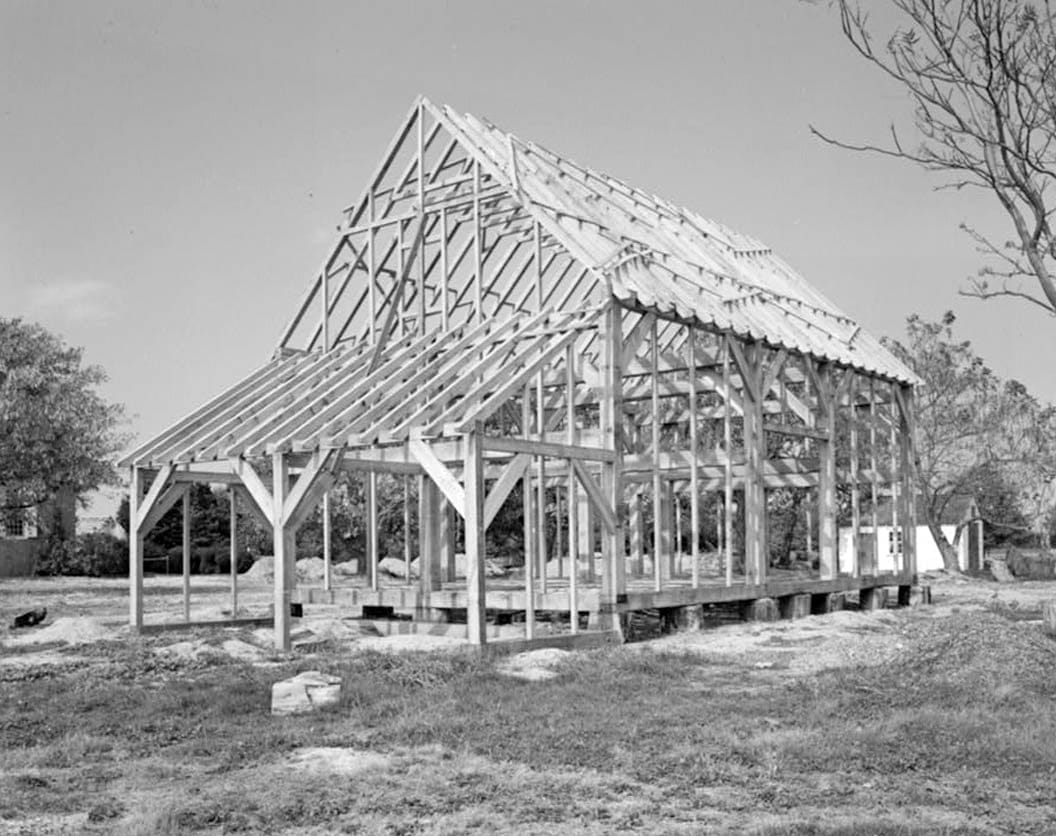 Historic Photo : John Dickinson Mansion, Feed Barn, Kitts Hummock Road, Dover, Kent County, DE 2 Photograph