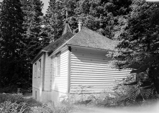 Historic Photo : Saints Sergius & Herman of Valaam Russian Orthodox Chapel, Spruce Island, Ouzinkie, Kodiak Island Borough, AK 4 Photograph