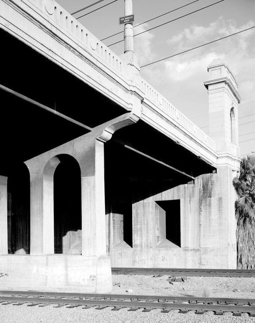 Historic Photo : First Street Bridge, Spanning Los Angeles River at First Street, Los Angeles, Los Angeles County, CA 17 Photograph