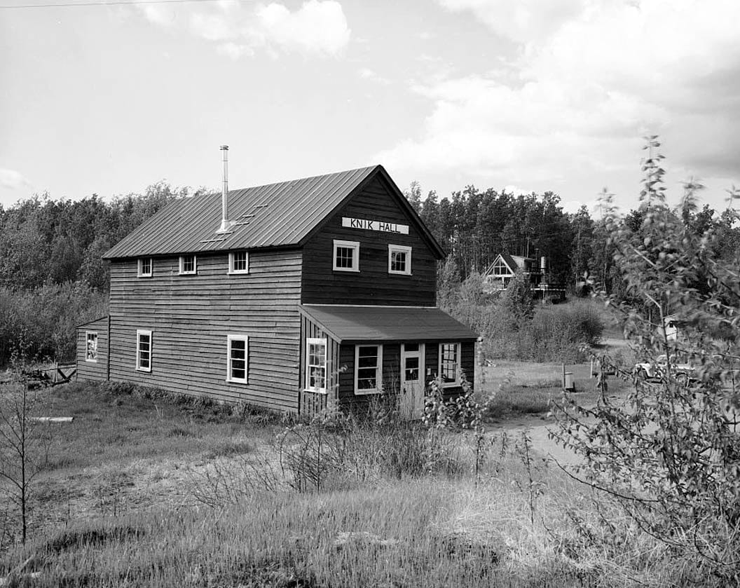 Historic Photo : Iditarod Trail Shelter Cabins, Knik Hall, Knik, Matanuska-Susitna Borough, AK 2 Photograph