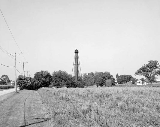 Historic Photo : Liston Range Rear Light, County Road 2, Biddles Corner, New Castle County, DE 1 Photograph
