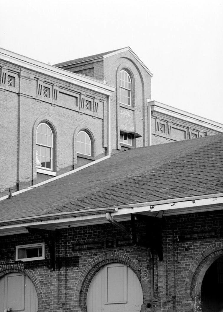 Historic Photo : Central of Georgia Railway, Passenger Station & Train Shed, Corner of Louisville (Railroad) Road & West Broad Street, Savannah, Chatham County, GA 25 Photograph