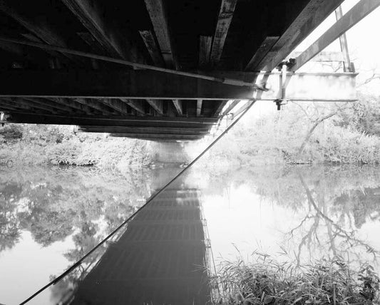 Historic Photo : Davis Bridge, Spanning Upper Iowa River at County Road 16, Lime Springs, Howard County, IA 9 Photograph