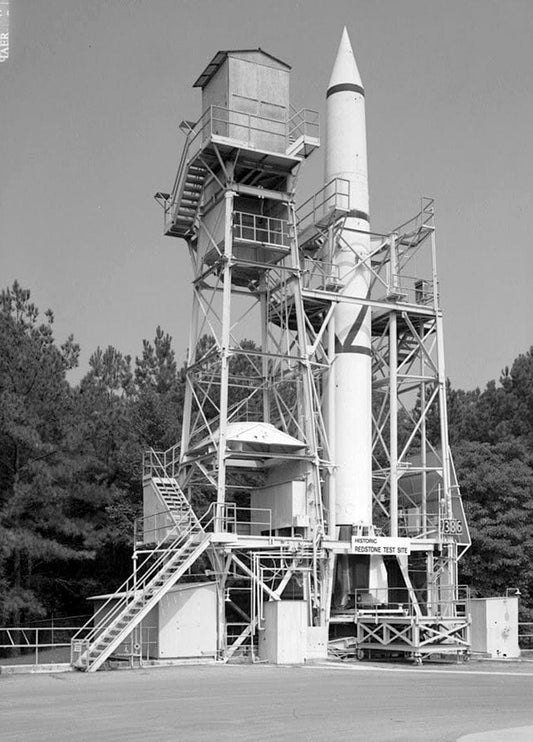 Historic Photo : Marshall Space Flight Center, Redstone Rocket (Missile) Test Stand, Dodd Road, Huntsville, Madison County, AL 9 Photograph