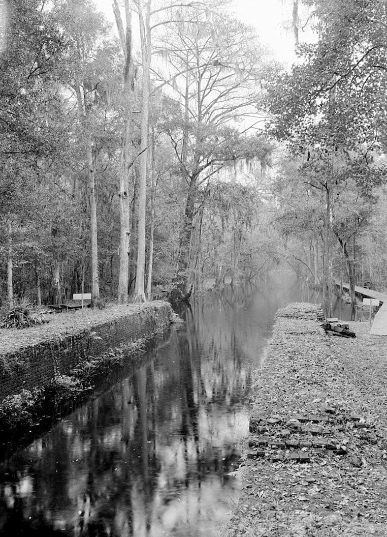 Historic Photo : Savannah & Ogeechee Barge Canal, Between Ogeechee & Savannah Rivers, Savannah, Chatham County, GA 12 Photograph