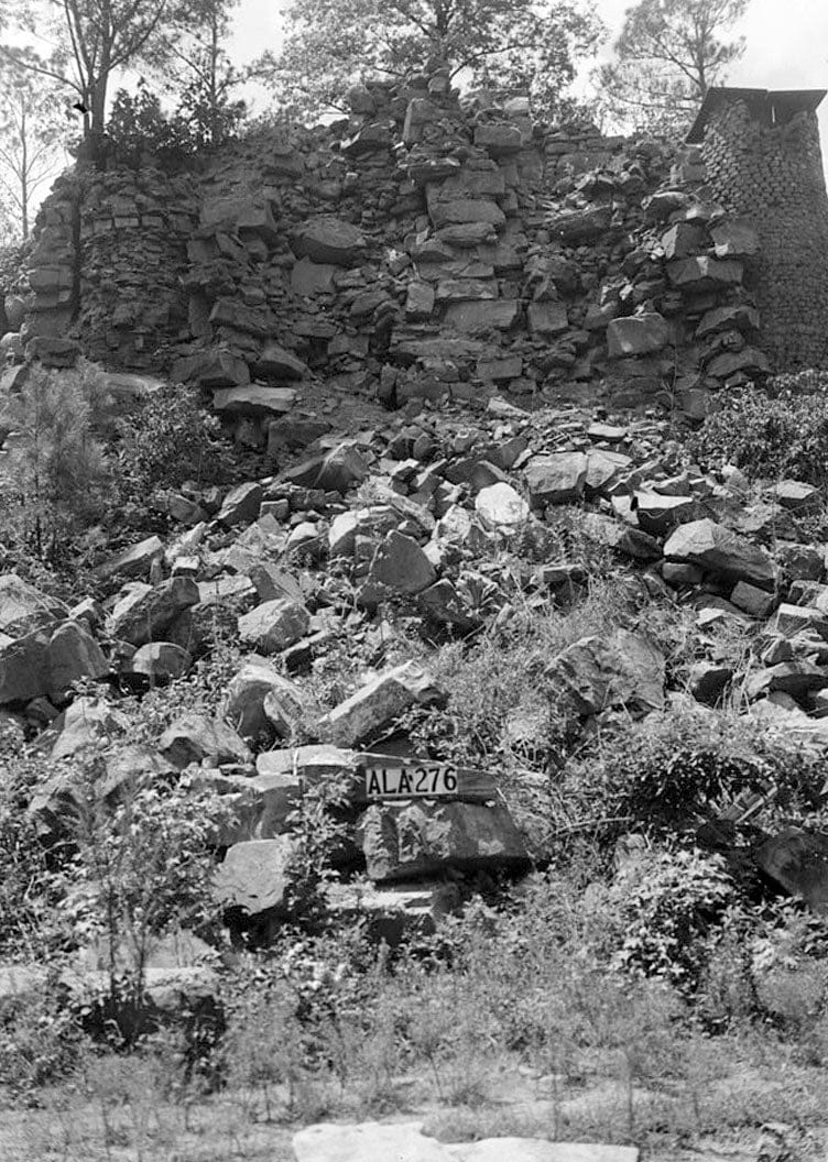 Historic Photo : Tannehill Furnace (Ruins), Mud Creek vicinity, Bucksville, Tuscaloosa County, AL 5 Photograph
