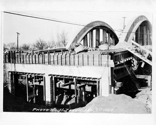 Historic Photo : Marsh Rainbow Arch Bridge, West Eighth Street North, Newton, Jasper County, IA 32 Photograph