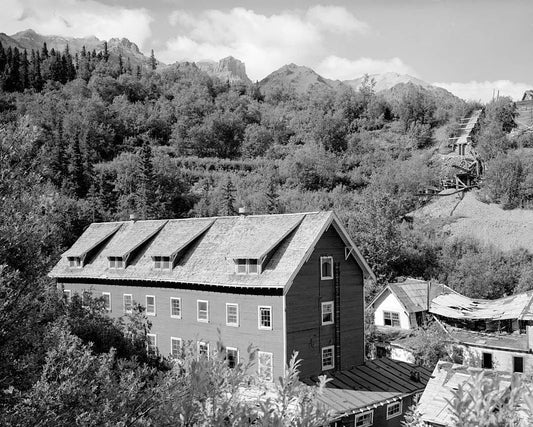 Historic Photo : Kennecott Copper Corporation, On Copper River & Northwestern Railroad, Kennicott, Valdez-Cordova Census Area, AK 39 Photograph