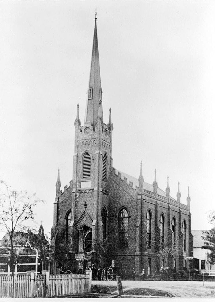 Historic Photo : First Baptist Church, Stockton, San Joaquin County, CA 1 Photograph