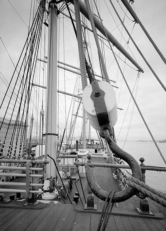Historic Photo : Ship BALCLUTHA, 2905 Hyde Street Pier, San Francisco, San Francisco County, CA 46 Photograph