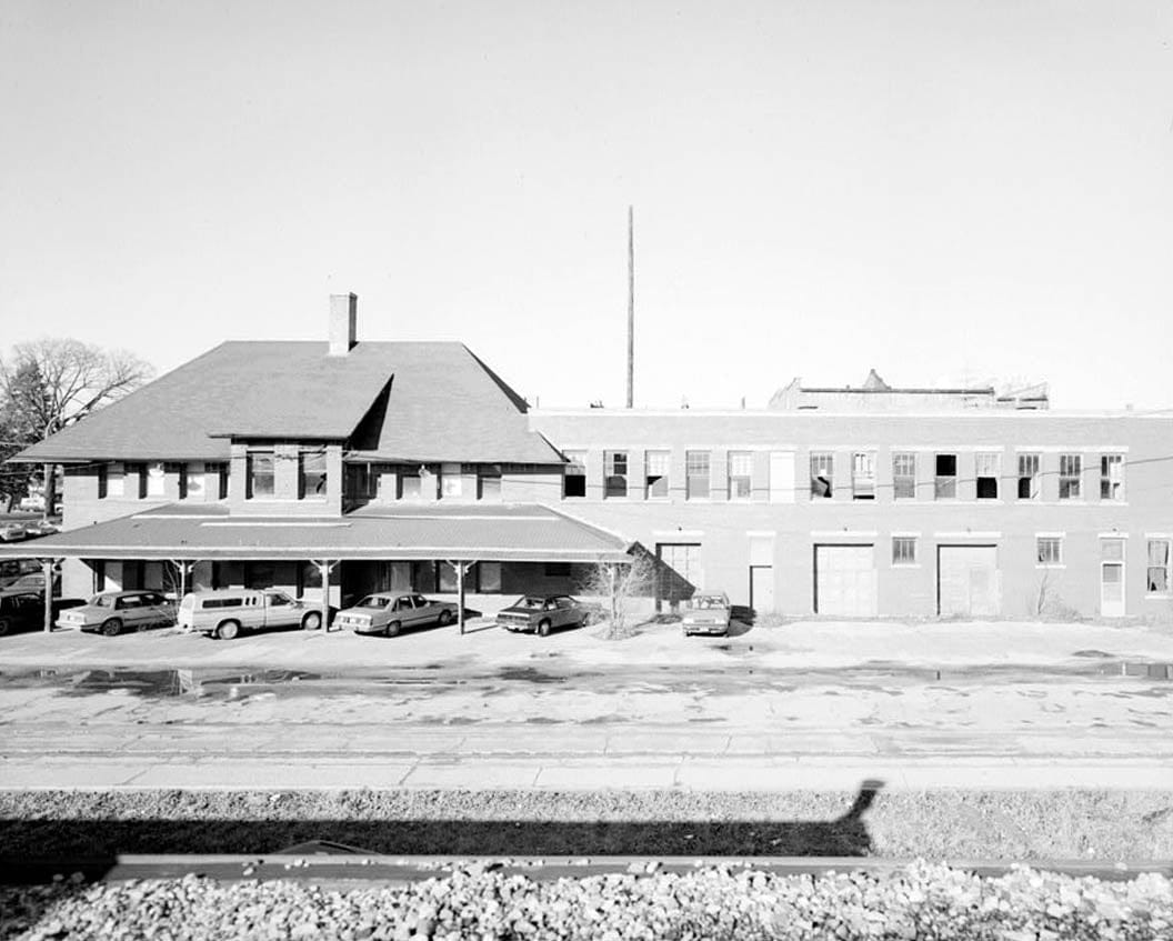 Historic Photo : Chicago, Milwaukee & St. Paul Railroad Depot, 1104 Sixth Avenue, Marion, Linn County, IA 3 Photograph