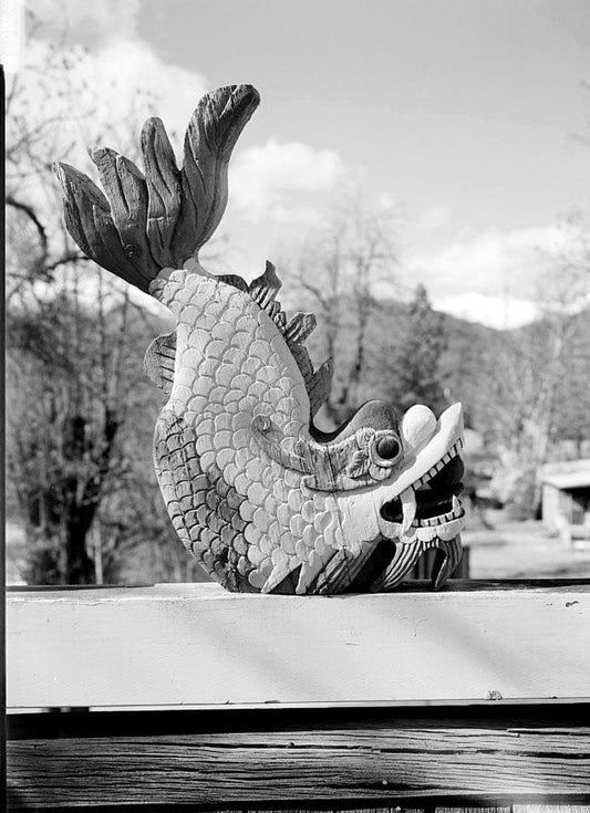 Historic Photo : Weaverville Joss House, Oregon Street, Weaverville, Trinity County, CA 69 Photograph