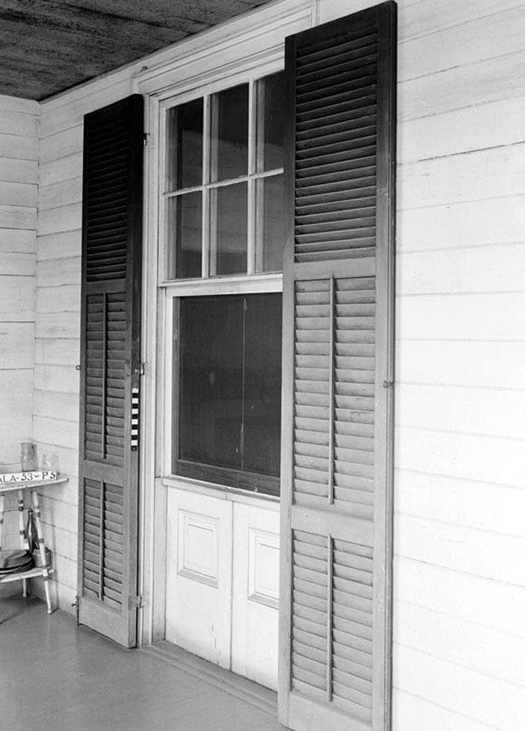 Historic Photo : Audley H. Gazzam House & Servants' Quarters, 1255 Government Street, Mobile, Mobile County, AL 38 Photograph