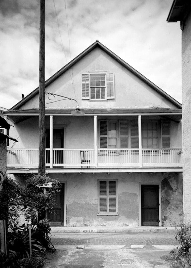 Historic Photo : Don Miguelde O'Reilly House, 32 Aviles Street, Saint Augustine, St. Johns County, FL 3 Photograph