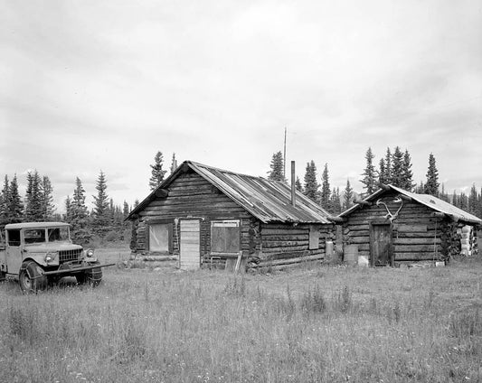 Historic Photo : Town of Chisana, Old Post Office, Chisana, Valdez-Cordova Census Area, AK 1 Photograph