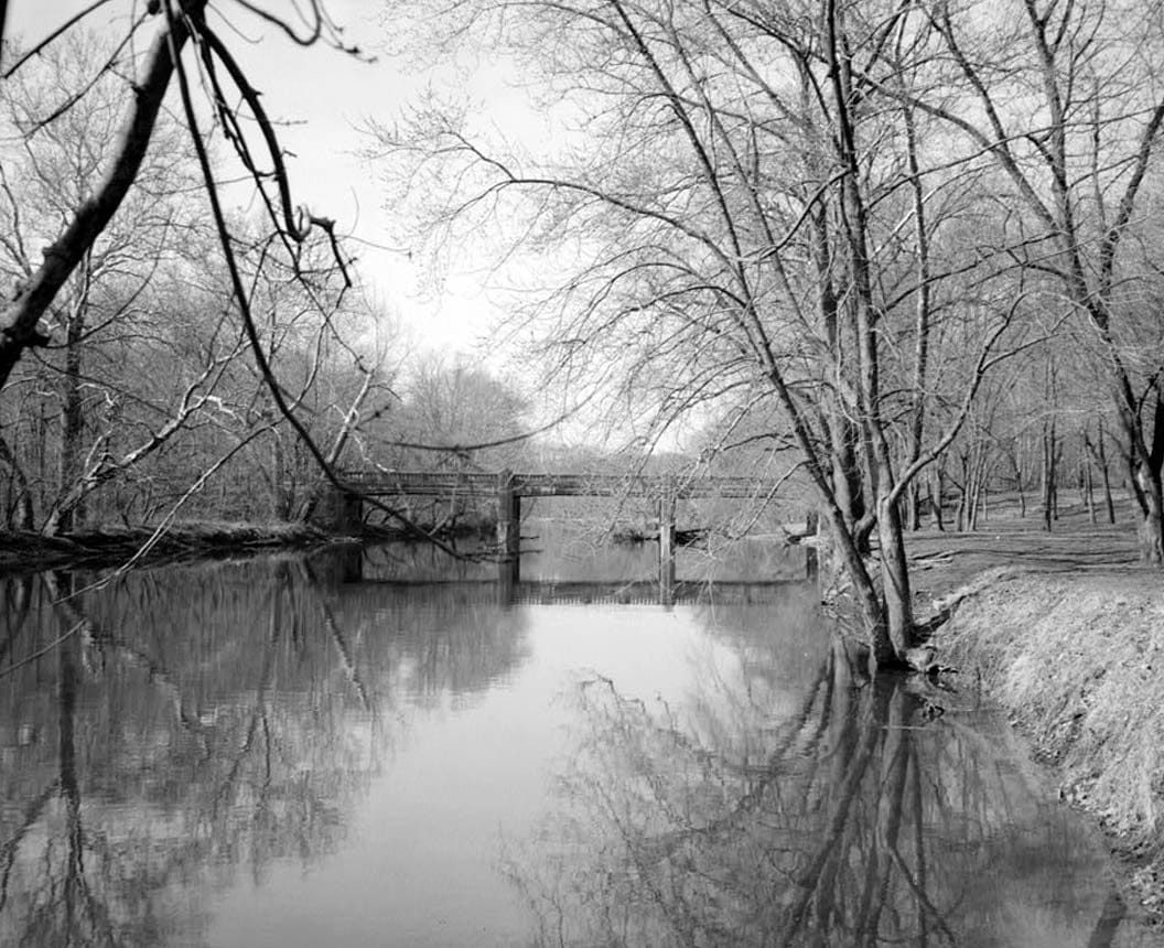Historic Photo : Thompson's Bridge, Spanning Brandywine River on Delaware State Route 92, Wilmington, New Castle County, DE 17 Photograph