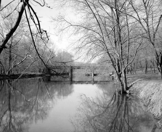 Historic Photo : Thompson's Bridge, Spanning Brandywine River on Delaware State Route 92, Wilmington, New Castle County, DE 17 Photograph