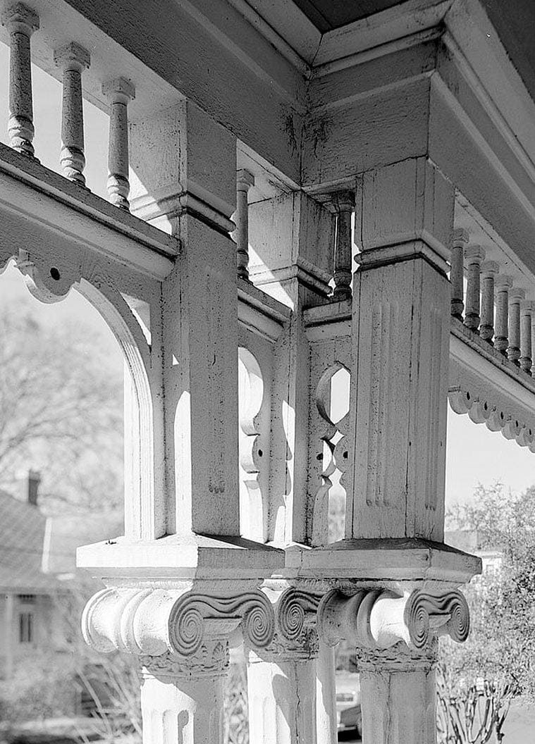 Historic Photo : Tacon-Gordon House, 1216 Government Street, Mobile, Mobile County, AL 16 Photograph