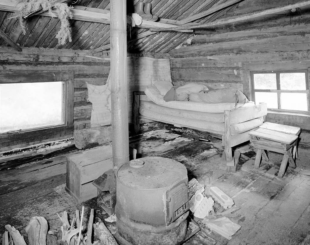 Historic Photo : Ed Biederman Fish Camp, Bunkhouse, Yukon River, Eagle, Southeast Fairbanks Census Area, AK 1 Photograph