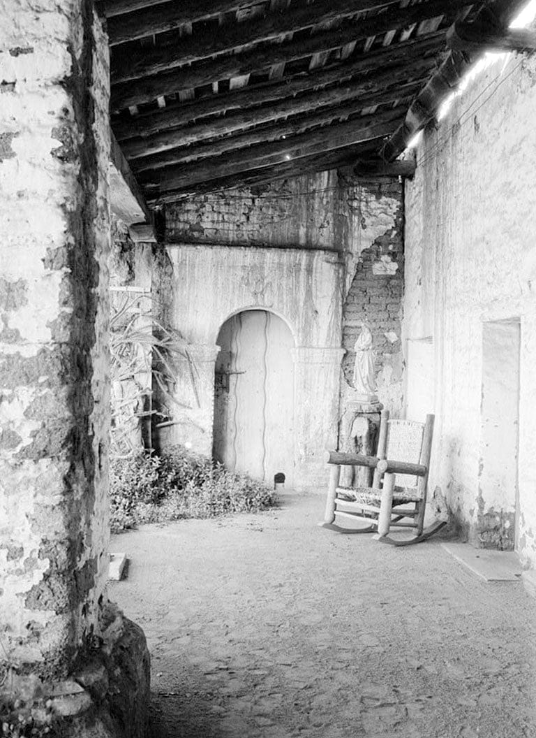 Historic Photo : Mission San Juan Bautista, Monastery, Second Street, San Juan Bautista Plaza, San Juan Bautista, San Benito County, CA 3 Photograph