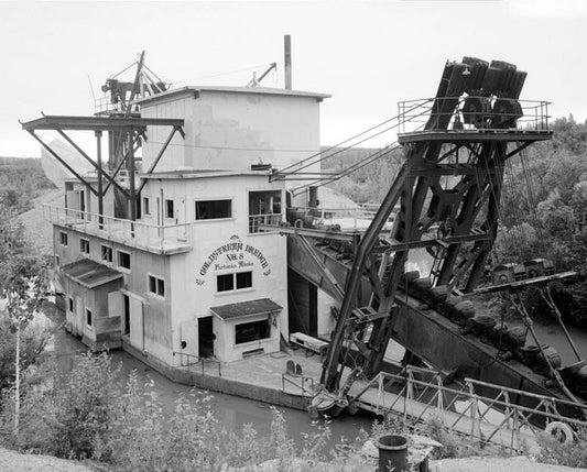 Historic Photo : Fairbanks Exploration Company, Goldstream Dredge No. 8, Fox, Fairbanks North Star Borough, AK 1 Photograph