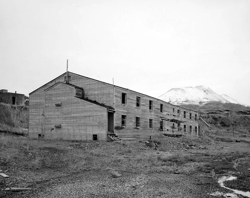 Historic Photo : Naval Operating Base Dutch Harbor & Fort Mears, Civilian Contractor`s Barracks, Unalaska, Aleutian Islands, AK 1 Photograph