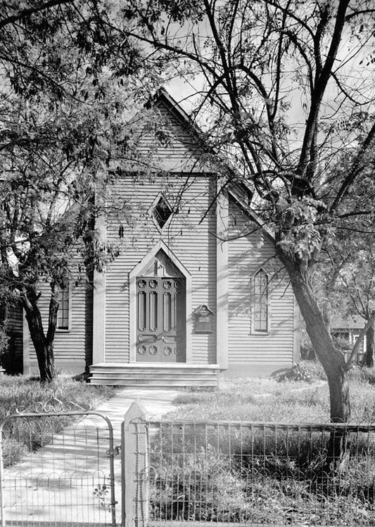 Historic Photo : Trinity Episcopal Church, Folsom, Sacramento County, CA 1 Photograph