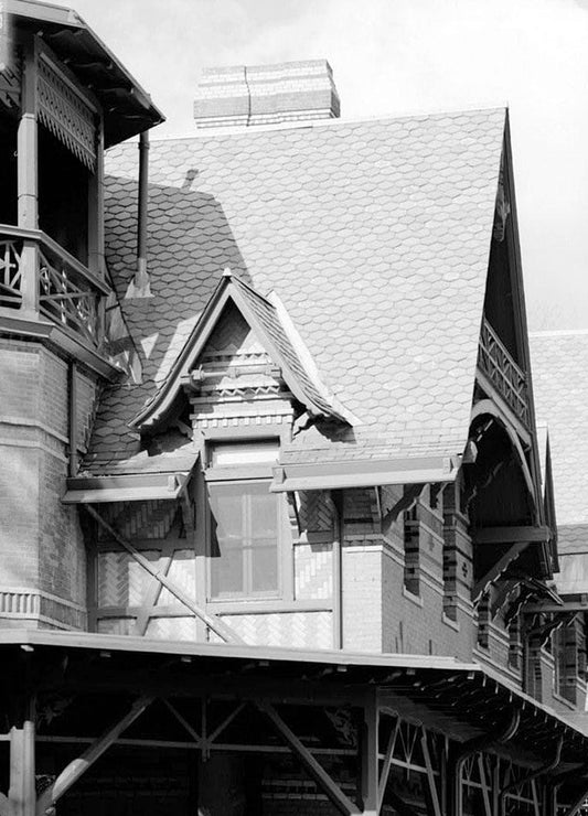 Historic Photo : Mark Twain House, 351 Farmington Avenue (corrected from original address of 531 Farmington Avenue), Hartford, Hartford County, CT 43 Photograph