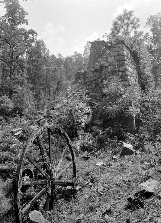 Historic Photo : Tannehill Furnace (Ruins), Mud Creek vicinity, Bucksville, Tuscaloosa County, AL 6 Photograph