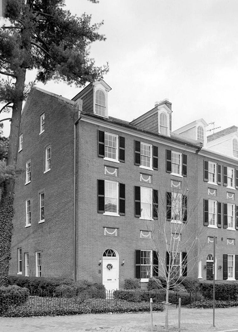 Historic Photo : Colonel John Cox House, 3339 N Street, Northwest, Washington, District of Columbia, DC 25 Photograph