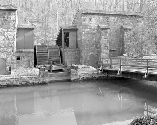 Historic Photo : DuPont Powder Mill, Hagley Museum, on Brandywine River, Greenville, New Castle County, DE 3 Photograph