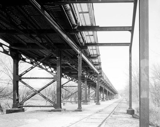 Historic Photo : Keokuk & Hamilton Bridge, Spanning Mississippi River, Keokuk, Lee County, IA 16 Photograph