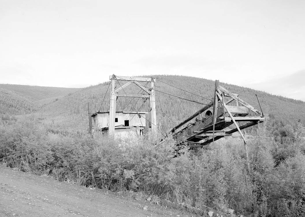 Historic Photo : Jack Wade Dredge, Milepost 86, Taylor Highway, Chicken, Southeast Fairbanks Census Area, AK 2 Photograph
