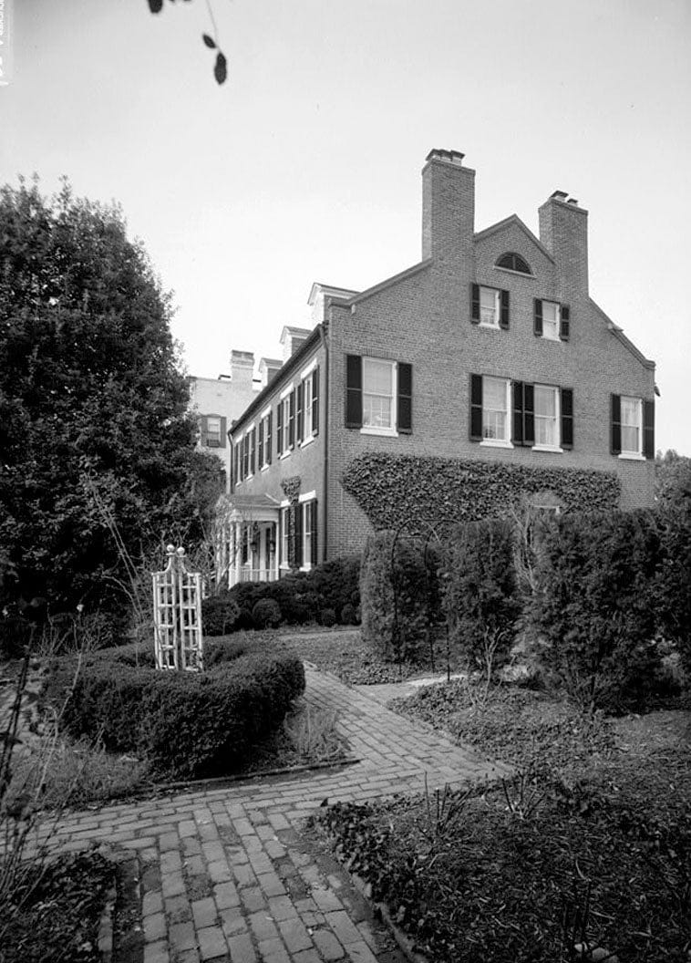 Historic Photo : Henry Foxhall House, 3123 Dumbarton Street, Northwest, Washington, District of Columbia, DC 11 Photograph
