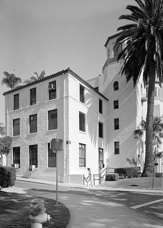 Historic Photo : U.S. Naval Hospital, Administration Building, Park Boulevard, Balboa Park, San Diego, San Diego County, CA 16 Photograph