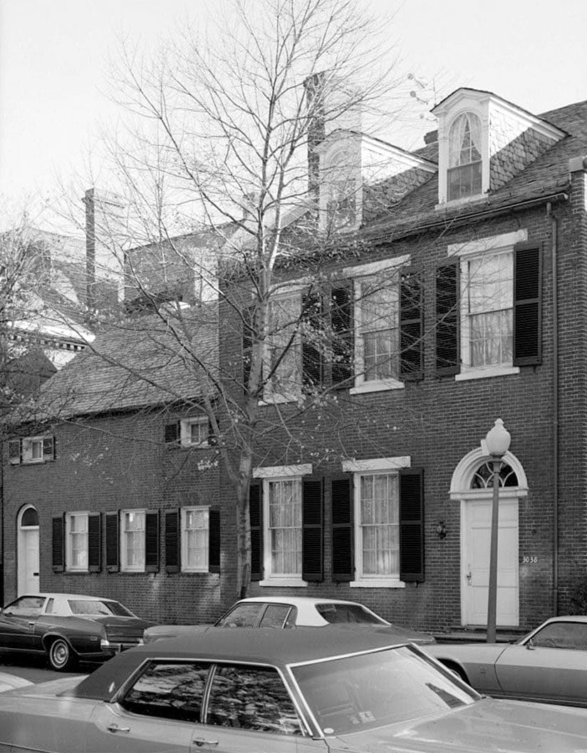 Historic Photo : Riggs-Riley House, 3038 N Street, Northwest, Washington, District of Columbia, DC 6 Photograph