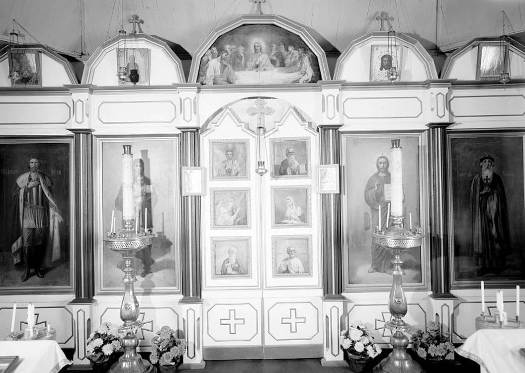 Historic Photo : Holy Assumption Russian Orthodox Church, Church, Mission & Overland Streets, Kenai, Kenai Peninsula Borough, AK 4 Photograph