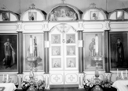 Historic Photo : Holy Assumption Russian Orthodox Church, Church, Mission & Overland Streets, Kenai, Kenai Peninsula Borough, AK 4 Photograph