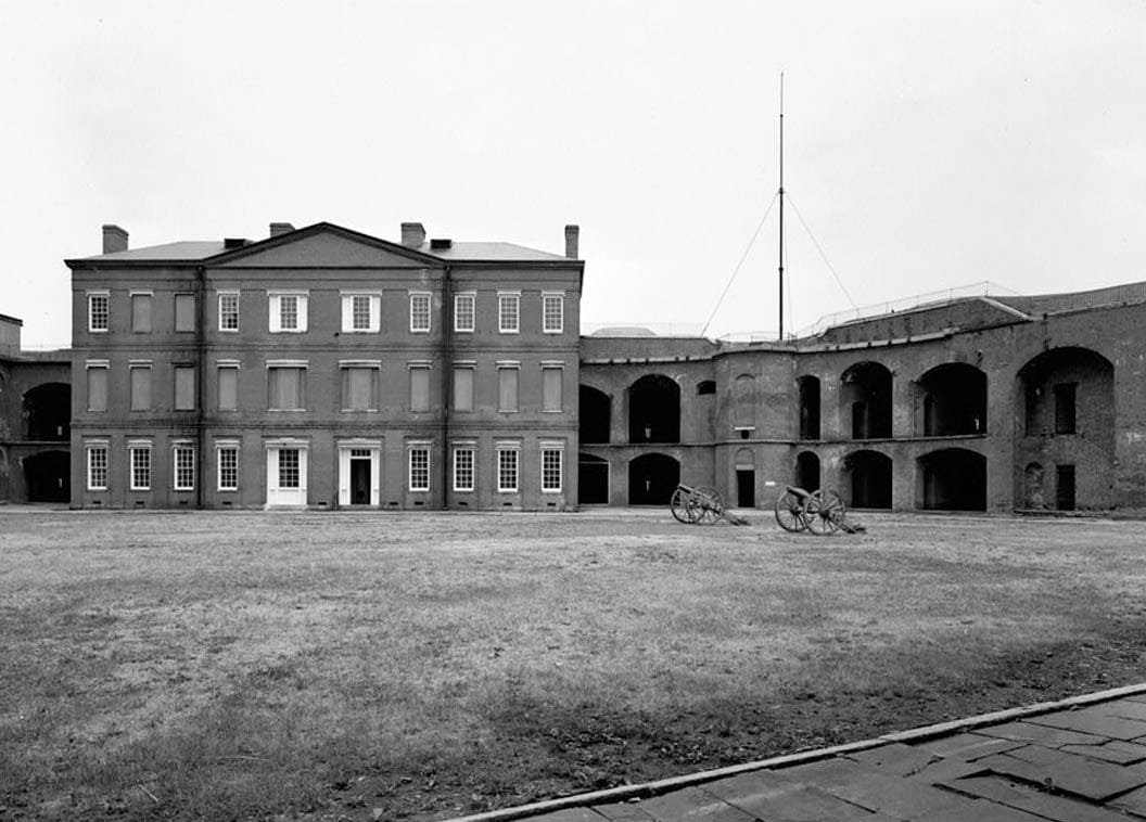 Historic Photo : Fort Delaware, Pea Patch Island, Delaware City, New Castle County, DE 22 Photograph