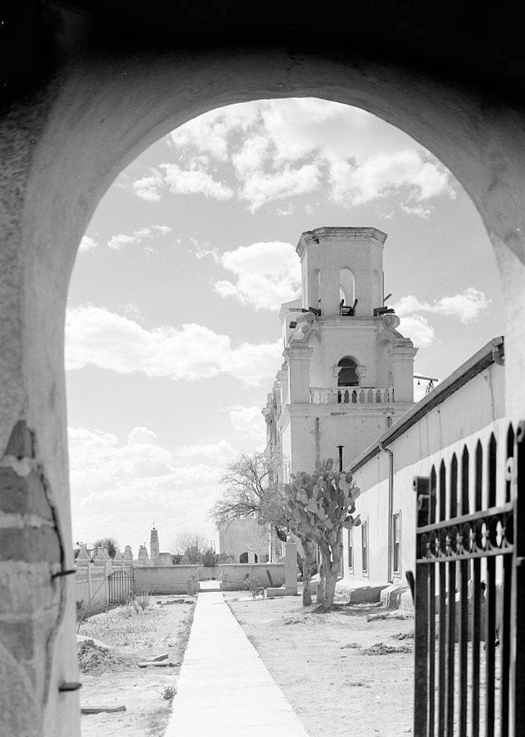 Historic Photo : San Xavier del Bac Mission, Mission Road, Tucson, Pima County, AZ 148 Photograph