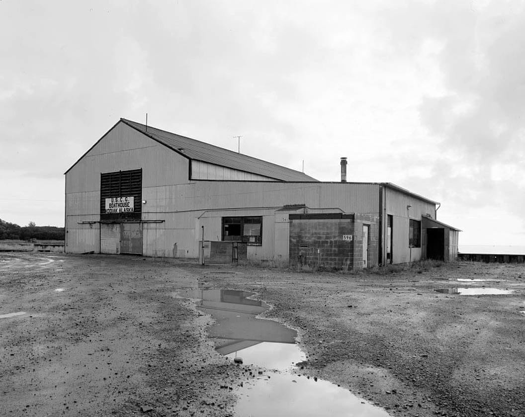 Historic Photo : U.S. Coast Guard Station, Crash Boat House, U.S. Coast Guard Station, Kodiak, Kodiak Island Borough, AK 1 Photograph