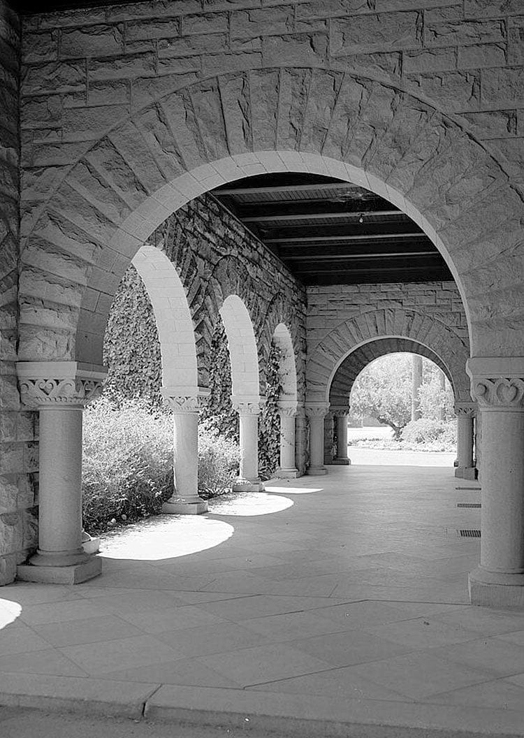 Historic Photo : Stanford University Quadrangle, Stanford University Campus, Stanford, Santa Clara County, CA 20 Photograph