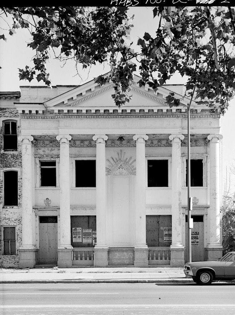Historic Photo : Scottish Rite Temple, Prince Hall Affiliation, 1633 Eleventh Street Northwest, Washington, District of Columbia, DC 2 Photograph