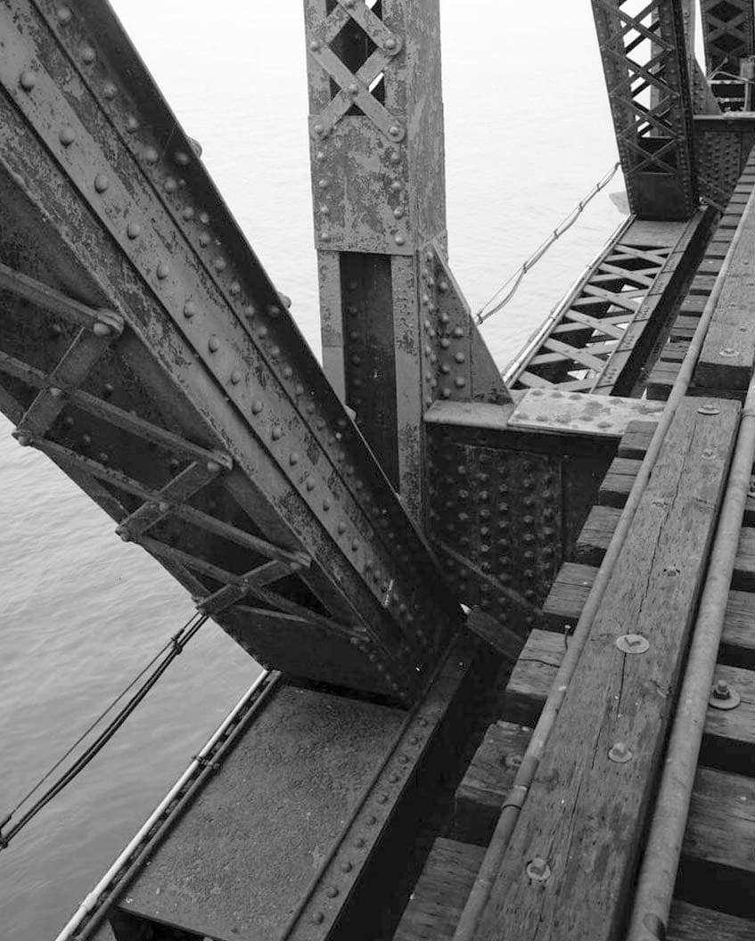 Historic Photo : Burlington Bridge, Burlington, Des Moines County, IA 44 Photograph