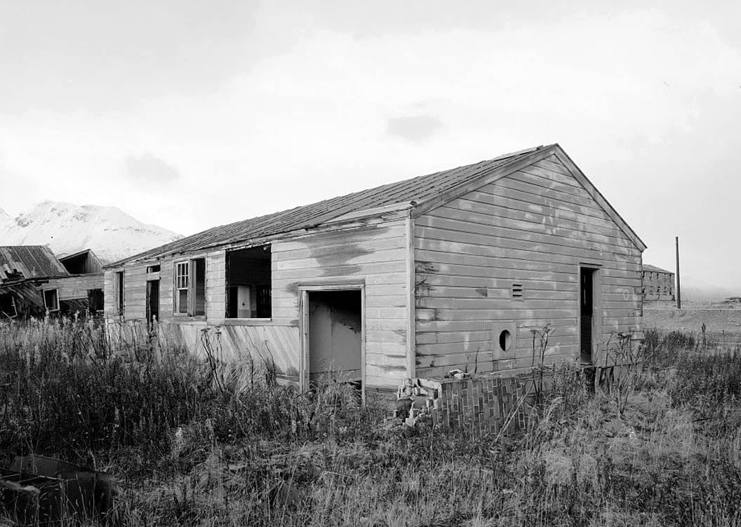 Historic Photo : Naval Operating Base Dutch Harbor & Fort Mears, Margaret Bay Cantonment Post Office, Unalaska, Aleutian Islands, AK 2 Photograph