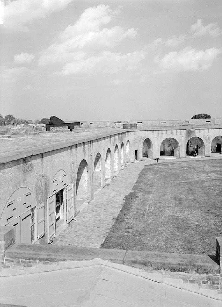 Historic Photo : Fort Pulaski, Cockspur Island, Savannah, Chatham County, GA 70 Photograph