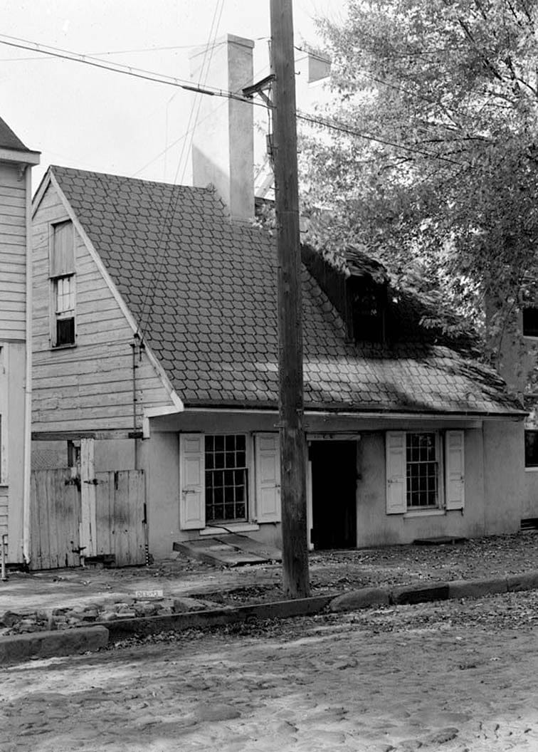 Historic Photo : Old Dutch House, 32 East Third Street, New Castle, New Castle County, DE 2 Photograph